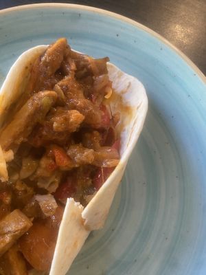 Taco no pollo   at Crock and cock in Bilbao