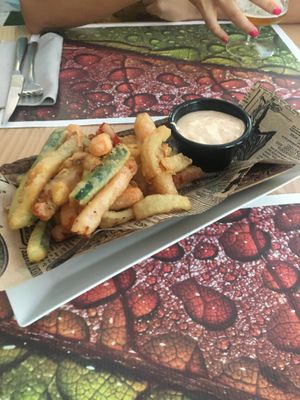 Rabas de la huerta  at Crock and cock in Bilbao