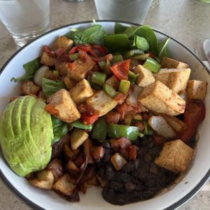 tofu scramble bowl 😍  at Ki's in Solana Beach