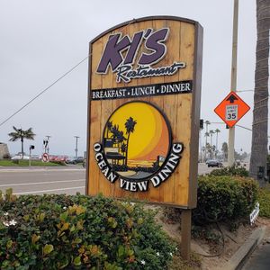 Can't miss the sign. at Ki's in Solana Beach