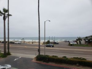 View! The only reason to eat here. at Ki's in Solana Beach