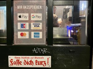payment options (!) at FritzMitte in Jena