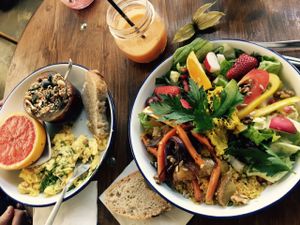 delicious food!! at 7Stern in Vienna