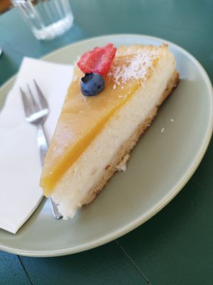 Cheesecake (with coconut) at 7Stern in Vienna