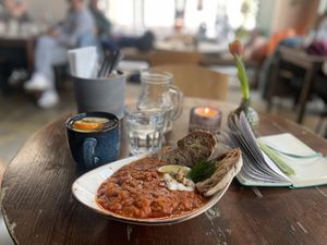  Sweet potato stew with vegan Skyr  at 7Stern in Vienna