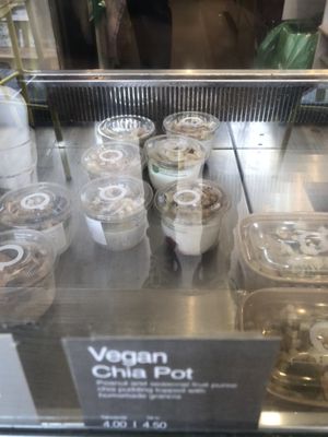 Chia pots  at Kaffe O in Belfast