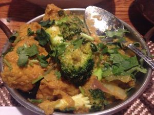 tofu broccoli  at Rajput Indian Cuisine in Suffolk