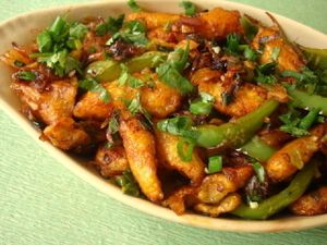 Baby Corn Chilly at Rajput Indian Cuisine in Suffolk