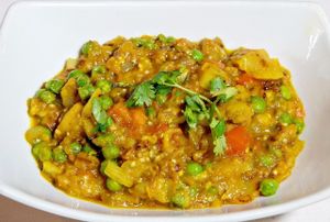 Eggplant Bhartha at Rajput Indian Cuisine in Suffolk