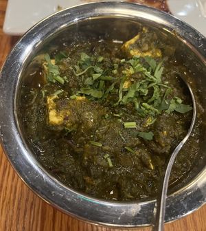 Tofu palek  #Veganuary at Rajput Indian Cuisine in Suffolk