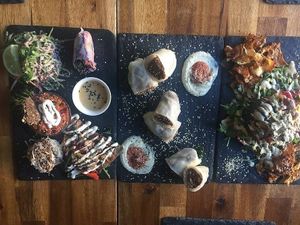 Delicious mains at Rawtastic in Berlin