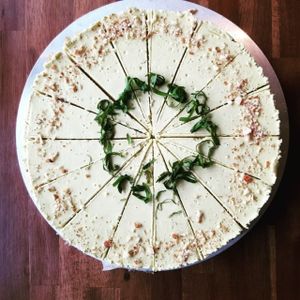 Raw-vegan citrus cheesecake at Rawtastic in Berlin