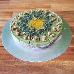 Mulberry-basil delight at Rawtastic in Berlin