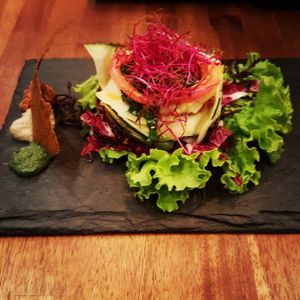 Lasagne at Rawtastic in Berlin