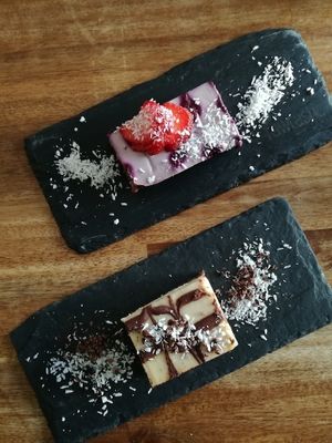 cheesecakes ! at Rawtastic in Berlin