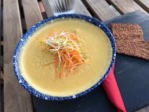 soup at Rawtastic in Berlin