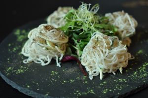 Kelp Cacio e Pepe at Rawtastic in Berlin