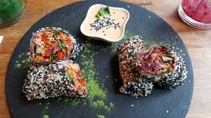 rolls at Rawtastic in Berlin