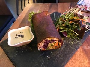 Energy wrap  at Rawtastic in Berlin