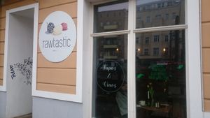 Outside at Rawtastic in Berlin
