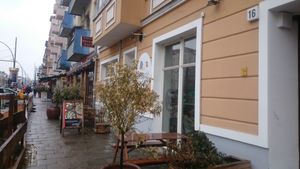 Outside at Rawtastic in Berlin