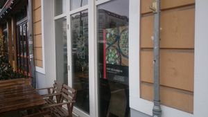 Outside at Rawtastic in Berlin