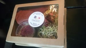 takeaway box at Rawtastic in Berlin