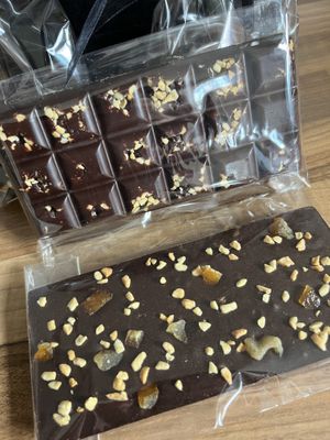 Bars made in workshop  at Cocoa Amore in Leicester