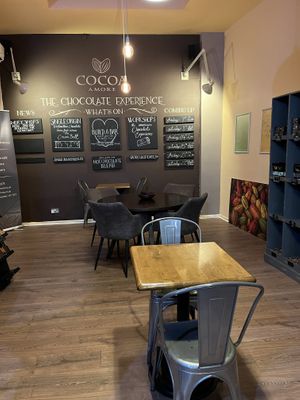 Cosy store  at Cocoa Amore in Leicester