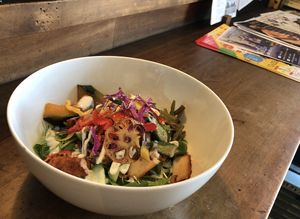 💜 at Veggie Syokudo Funadeya in Fukuoka