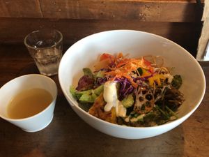 💜 at Veggie Syokudo Funadeya in Fukuoka