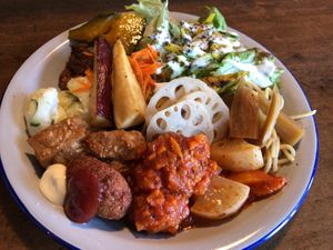 💜 at Veggie Syokudo Funadeya in Fukuoka