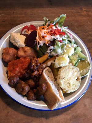 💜 at Veggie Syokudo Funadeya in Fukuoka