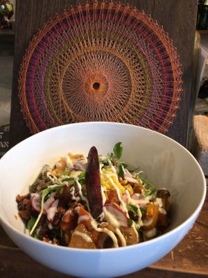 💜 at Veggie Syokudo Funadeya in Fukuoka