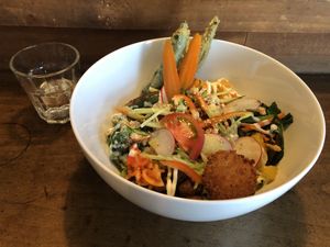 💜 at Veggie Syokudo Funadeya in Fukuoka