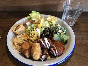 💜 at Veggie Syokudo Funadeya in Fukuoka