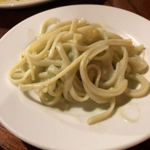 Pasta with secret yummy sauce!!! at Veggie Syokudo Funadeya in Fukuoka