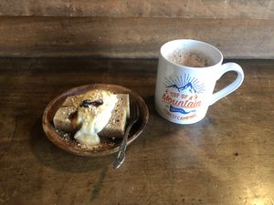 💜きな粉ケーキ💜 at Veggie Syokudo Funadeya in Fukuoka