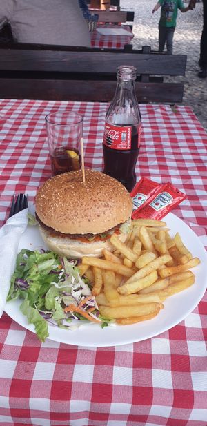 €10 for all this at Food House in Mostar