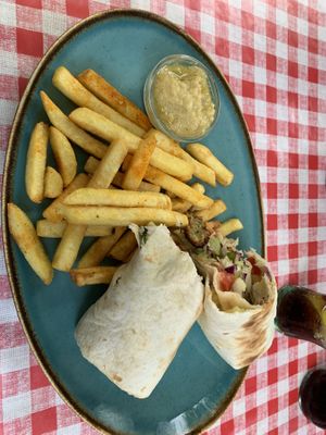 Falafel wrap   at Food House in Mostar