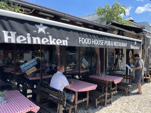 Front  at Food House in Mostar