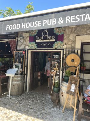 Entrance  at Food House in Mostar