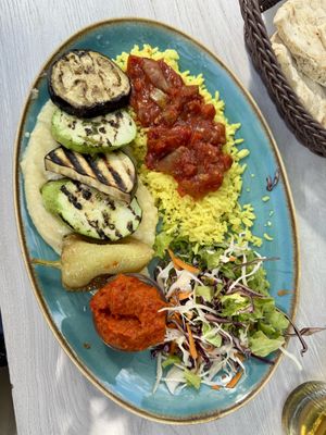 Veg platter  at Food House in Mostar