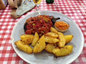 Imam vegan at Food House in Mostar