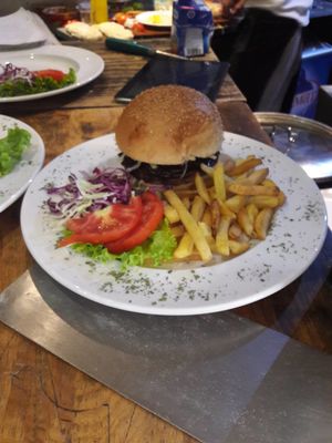 Veggie Burger at Food House in Mostar