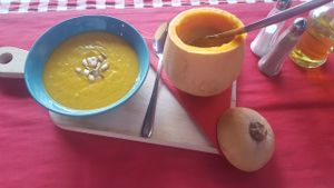 Pumkin soup  at Food House in Mostar