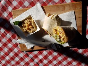 Falafel Wrap at Food House in Mostar