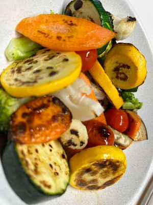 parrillada de verduras  at Casa Alongos in Melide