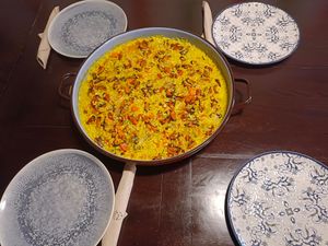 arroz de verduras variadas  at Casa Alongos in Melide