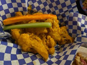 Cauliflower wings at Viva Vegeria in San Antonio